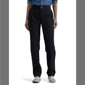 Lee Unionall Black Ultra Lux Comfort Pants with Flex-To-Go Utility Pant